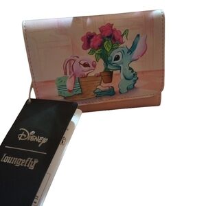 Loungefly Disney Stitch And Angel Laundry Mini Wallet, NWT